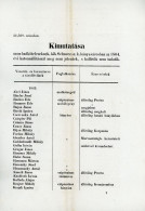 SELMECBÁNYA 1864. 22 Oldalas Kimutatás Név, Foglalkozás, Egyéb Adatokkal, A Császári Hadseregben Való Sorozásra Meg Nem  - Non Classés