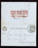 1918. 2db Kiegészített 6f-es Zárt Díjjegyes - Cartas & Documentos