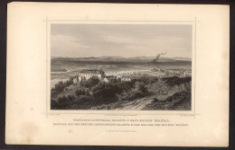 Ludwig ROHBOCK  : Vágvölgye Lipótvára,- Galgócz-s Gróf Erdödy Várával, Acélmetszet 1850. Ca. ( Lapméret 16*25 Cm) - Zonder Classificatie