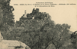 EZE - L'Eglise Et Le Vieux Château - Eze