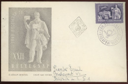 1949. Bélyegnap, FDC Boríték - Briefe U. Dokumente