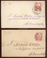 BUDAPEST 1874. 2db 5Kr-os Levél Székelyudvarhelyre - Cartas & Documentos