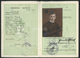 ÚTLEVÉL 1933. Útlevél, Szombath József Lelkész Részére PASSPORT - Non Classés