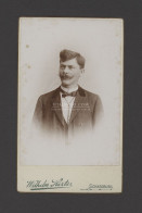SEGESVÁR 1900. Ca. Herter : Férfi, Visit Fotó - Anciennes (Av. 1900)
