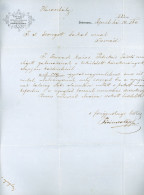 DEBRECEN 1860. Első Magyar Általános Biztosító Társaság , Levél Tasnádra Küldve - ...-1867 Vorphilatelie