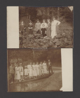 LUBLÓ 1910. Ca. Moór (láp) Fürdő Régi Fotó + 2db Fotós Lap - Anciennes (Av. 1900)