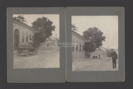 BUDAPEST 1905. Márvány Utca 7. 3db Fotó, Holfeld Ház, 12*9cm - Anciennes (Av. 1900)
