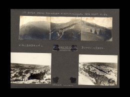 I.VH 1916. Bukovina, " Itt Estem Fogságba"  8db Fotó 12*9 Cm - Guerra, Militari