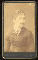 KOLOZSVÁR 1890. Ca. Veress : Hölgy, Visit Fotó - Anciennes (Av. 1900)