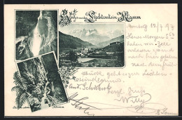 AK St. Johann I. Pongau, In Der Liechtenstein-Klamm, Gesamtansicht  - Sonstige & Ohne Zuordnung