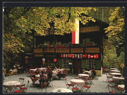 AK St. Johann Im Pongau, Das Gasthaus Zur Liechtenstein-Klamm, Mit Terrasse  - Other & Unclassified