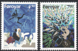 Faeroër 1997 Cept Fairy Tales & Fables 2 Values MNH 96.04 Faroe Islands, Faroyar, Europe - Kino