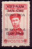 Vietnam Dem.Rep. Mi.Nr. 49A Indochinesische Herrscher, Mit Aufdruck (30+3) - Viêt-Nam