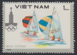 Vietnam Mi.Nr. 1100 Olymp. Sommerspiele Moskau, Segeln (1) - Viêt-Nam