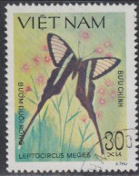 Vietnam Mi.Nr. 1353 Schmetterling Leptocircus Meges (30) - Vietnam