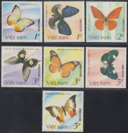 Vietnam Mi.Nr. 1802-08 Schmetterlinge (7 Werte) - Vietnam