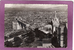 13 MARSEILLE Vue Générale Et Plate-forme Des Ascenseurs - Notre-Dame De La Garde, Aufzug Und Marienfigur