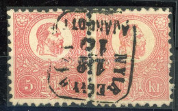 1871 Kőnyomat 5Kr Pár , Nyíregyháza Ajánlott - Cartas & Documentos