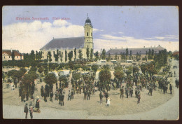 SZENTES 1914. 2db Képeslap, Piac - Hongrie