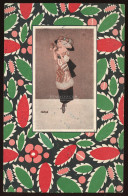 MELA KOEHLER Art Nouveau Stoff. Wiener Werkstaette Képeslap 1916. - Hungary