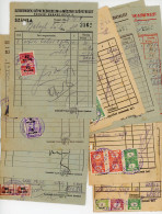 SZEGED 1946-48. 63 Db Különféle Számla, Számlailleték Bélyegekkel - Ohne Zuordnung