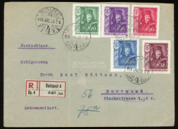 BUDAPEST 1935. Rákóci Sor, Szép Ajánlott Levél Németországba - Lettres & Documents