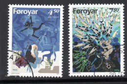 Faeroër 1997 Cept Fairy Tales & Fables 2 Values Cancelled 96.04 Faroe Islands, Faroyar, Europe - Cinema