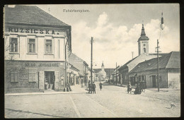 FEHÉRTEMPLOM I.VH Régi Képeslap, Számbélyegzéssel, Cenzúrázva - Hungary