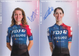 Cyclisme , 2 CP ADEGEEST & CAVALLI SIGNEE  - FDJ SUEZ 2023 - Radsport