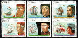 Kuba Cuba 1992 - Mi.Nr. 3601 - 3606 - Postfrisch MNH - Schiffe Ships - Barcos