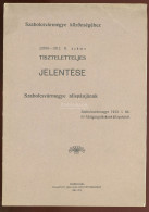 NYÍREGYHÁZA 1912. MIKECZ DEZSŐ  SZABOLCS VÁRMEGYE ALISPÁNJÁNAK JELENTÉSE L. érdekes, Ritka Helytörténet! - Non Classés