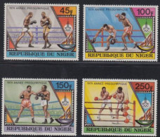 Niger Mi.Nr. 673-76 Vorolympisches Jahr, Boxen (4 Werte) - Niger (1960-...)