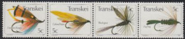 Südafrika - Transkei Mi.Nr. Zdr.65,66,67,68 Waag. Künstliche Fliegen  - Andere & Zonder Classificatie