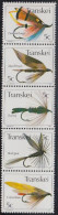 Südafrika - Transkei Mi.Nr. Zdr.65,69,68,67,66 Senkr. Künstliche Fliegen  - Other & Unclassified