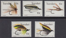 Südafrika - Transkei Mi.Nr. 83-87 Künstliche Fliegen Als Angelhaken (5 Werte) - Otros & Sin Clasificación