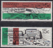 Südafrika - Transkei Mi.Nr. 96-97 5 Jahre Unabhängigkeit (2 Werte) - Andere & Zonder Classificatie