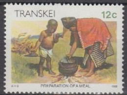 Südafrika - Transkei Mi.Nr. 167 Freim. Kultur Der Xhosa, Kochen (12) - Autres & Non Classés