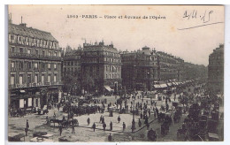 PARIS - Place Et Avenue De L'Opéra ( Animation ) - N° 4262 - Squares