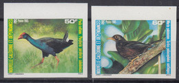 NEUKALEDONIEN  772-773, Postfrisch **, Geschnitten, Vögel, 1985 - Neufs