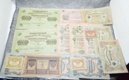 Sale Lot, Russian Tsarist Empire Paper Money 18 Psc - Rusia