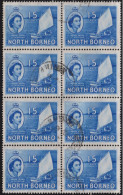1955 Nordborneo ⵙ Mi:NB 301, Sn:NB 268, Yt:NB 303, Sg:NB 379, Queen Elizabeth II Pictorials 1954-1959 - Borneo Del Nord (...-1963)