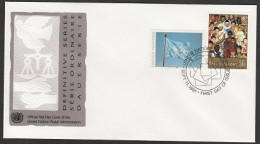 FDC/ONU/New-York/1991/ Solidarité            (NY17) - FDC