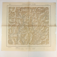 Cartina Geografica, Cartina Militare - S.Etienne De Tinèe - Francia Istituto Geografico Militare 1911 - Cartes Géographiques