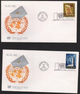 FDC/ONU/New-York/1965/ Déclaration Pour La Paix = 2 FDC                               (NY12) - FDC