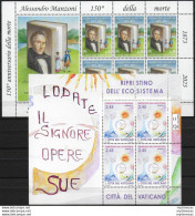 2023 Vaticano Annata Completa Mini-sheet 2MS MNH - Otros & Sin Clasificación