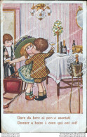 Bv528 Cartolina Illustratore Artist Signed Bertiglia Bambini Children - Andere & Zonder Classificatie