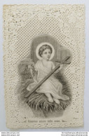 Bp12 Santino Merlettato  Holy Card Canivet  Gesu'  Genoro Amore Della Croce - Andachtsbilder