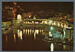 °°° Cartolina - Ponza Il Porto Di Notte Viaggiata °°° - Latina