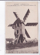 JUVIGNY: Le Moulin à Vent, Tenu Par MM. Goujard De Père En Fils, Détruit Par Allemands En 1914 - Très Bon état - Other & Unclassified