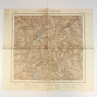 Cartina Geografica, Cartina Militare - Cesana Torinese , Italia Istituto Geografico Militare 1925 - Geographische Kaarten